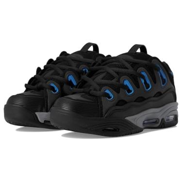 Imagem de Osiris Tênis de skate masculino D3 2001, Preto/cinza/azul, 37