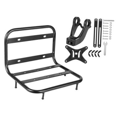 Imagem de Colaxi Bagageiro dianteiro para bicicleta, ideal para viagens e passeios de bicicleta.