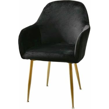 Imagem de Capa protetora para cadeira de jantar com encosto curvo e apoio de braço, elástica, ideal para casa, hotel, escritório e como peça decorativa.
