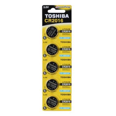 Imagem de Bateria de Litio 2016 Toshiba 3 Volts 5 Unidades