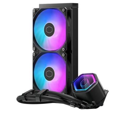 Imagem de Water Cooler Masterliquid Core II 240 Preto 2 FANS ARGB  MLW-D24M-A18PA-R1