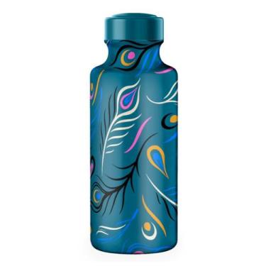 Imagem de Garrafinha de Agua Portátil 500ml Squeeze Decorada Uso Diário Garrafa 