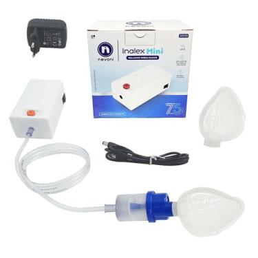 Imagem de INALADOR NEBULIZADOR INALEX BIVOLT AUTOMÁTICO 12012S NEVONI Voltagem:B