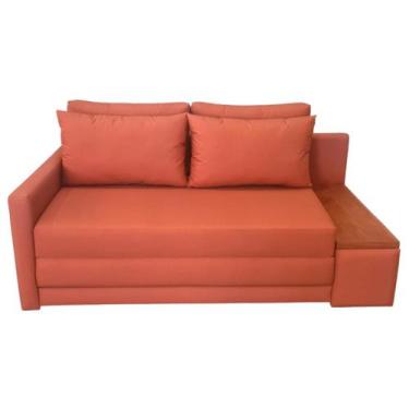 Imagem de Sofá  Cama Casal com Tampo Lateral Direito Tecido Acquablock  180cm - 