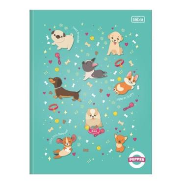 Imagem de Caderno Brochura Capa Dura Universitário Pepper 40f Tilibra Pets