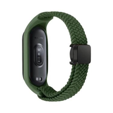 Imagem de Pulseira De Nylon Trançada Com Fecho Magnético Para Xiaomi Mi Band 9 8
