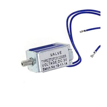 Imagem de Válvula Solenoide N/O Válvula de Ar de Escape de Controle Eletrônico de 3 V Válvula de Ar Normalmente Aberta