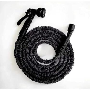 Imagem de Mangueira Mágica Flexível De Jato Para Jardim E Carro(preto)