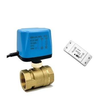 Imagem de Interruptor inteligente válvula de esfera motorizada sincronismo AC220V água válvula de esfera inteligente WWECCQIJ(DN32)