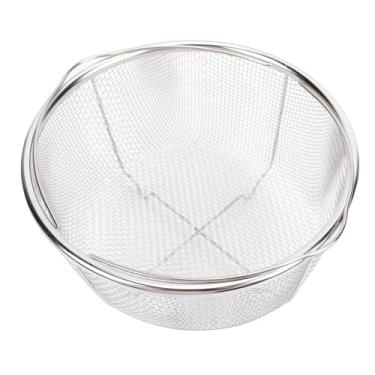 Imagem de Diydeg Cesto para Cozinhar a Vapor, Cesto para Cozinhar Legumes em Malha de Aço Inoxidável para Panela Instantânea, Coador para Panela de Pressão com Alças Confortáveis (18cm)