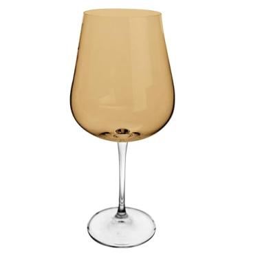 Imagem de Jogo de 6 taças para vinho tinto Ardea em cristal ecológico 540ml A23,5cm terracota italiana