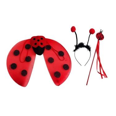 Imagem de Vaveren Asa de Joaninha com Varinha e Tiara para Carnaval, Dramatização e Apresentações Teatrais.