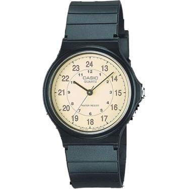 Imagem de Casio Relógio analógico clássico masculino MQ24-9B, bege, Bege, One Size, MQ-24-9B