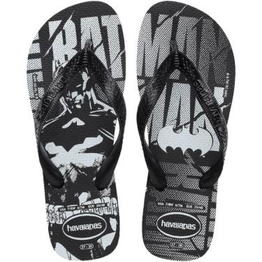 Imagem de Chinelo Havaianas Masculino Top Batman DC Logomania Preto-Masculino