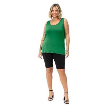 Imagem de Blusa Regata Feminina Viscotorcion Plus Size Secret Glam-Feminino