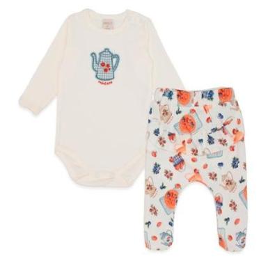 Imagem de Conjunto Bebê Menina Body/Mijão Piquinique Mini & Co-Feminino