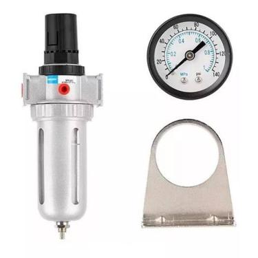 Imagem de Filtro de Linha Lubrifil SFR200 1/4 - Filtragem 40 - Pressão 0,5-10 Bar - Drenagem Semi Automática