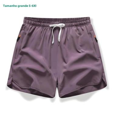 Imagem de Shorts De Corrida Masculinos 3/4 Respiráveis, De Secagem Rápida, Absor