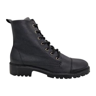 Imagem de Bota Feminina Tratorada Preta Zíper-Feminino