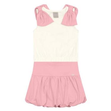 Imagem de Conjunto infantil menina de laço Mundi, Natural, 8