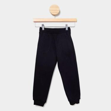 Imagem de Calça Infantil Hering Casual, Preto, 12A