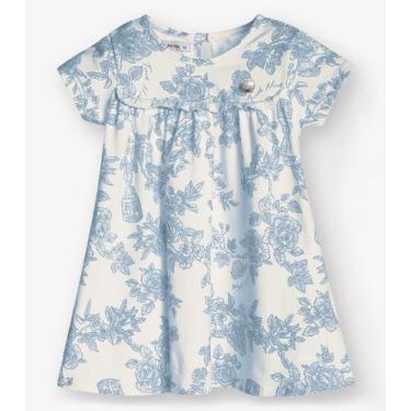 Imagem de Vestido Cotton Leve Trick Nick Azul, 2, Azul