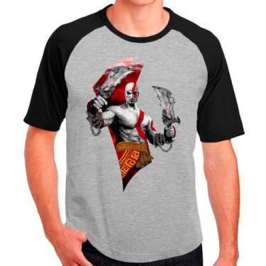 Imagem de Camiseta kratos god of war games jogos camisa masculina lançamento 02 