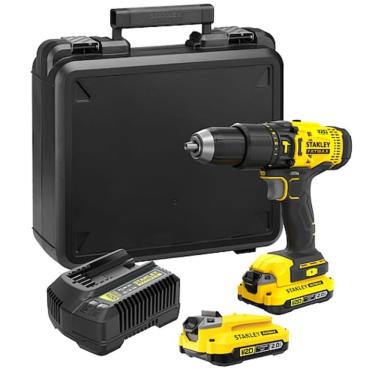 Imagem de Parafusadeira E Furadeira de Impacto 1-2 13mm 20 Volts Max Bivolt com 2 Baterias + Maleta Scd711d2