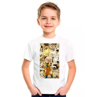 Imagem de Camiseta Desenho DRAGON BALL Z Moda Infantil Roupa Criança 01 - DESIGN