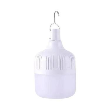 Imagem de Lâmpada LED Solar Recarregável USB Com 5 Modos Para Camping, Atividade