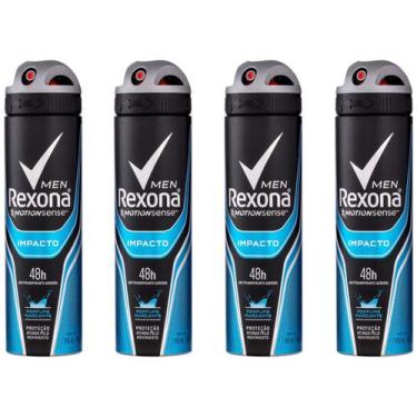 Imagem de Kit Desodorante Rexona Motion Sense Impacto  - Aerossol Masculino 48 h