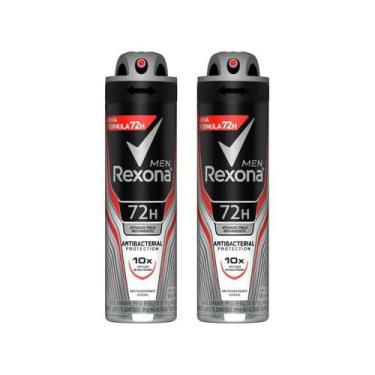 Imagem de Kit 2 Unidades Desodorante Antitranspirante  - Aerossol Rexona Antibac