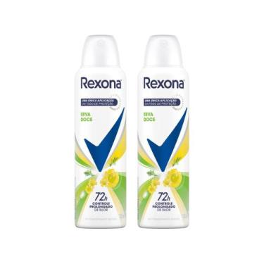 Imagem de Kit Desodorante Antitranspirante Aerossol Feminino - Rexona Erva Doce 
