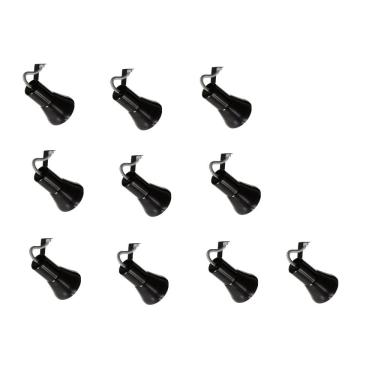 Imagem de Kit 10 Spot Trilho Perfilado Eletro calha Par20 Bulbo OL3