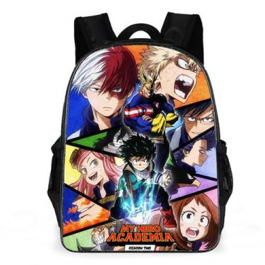 Imagem de Mochila My Hero Academia Midoriya Izuku Todoroki Shoto - yiweisai