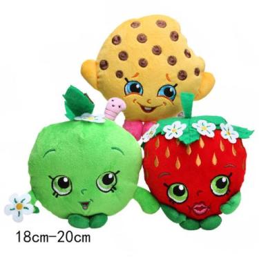 Imagem de Boneca de brinquedo de pelúcia Family Fruit Strawberry Cookie x3 18-20