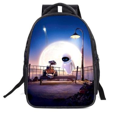 Imagem de Mochila escolar infantil Walles em poliéster impresso em 3D - yiweisai