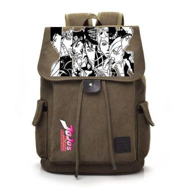 Imagem de Mochila JoJos Bizarres Adventures Anime School Bag Nylon - yiweisai