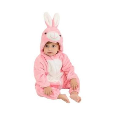 Imagem de Macacão de Flanela para Bebê MICHLEY Carnaval, Fantasia de Capivara co