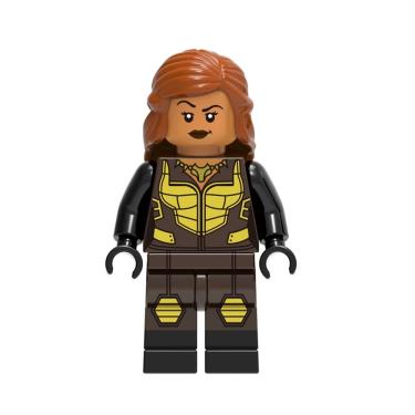 Imagem de Boneco Super Herois Vilões Quadrinhos Hq Bloco De Montar