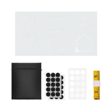 Imagem de Cortinas Temporárias Blackout Adesivas Sem Perfuração Portáteis Para J