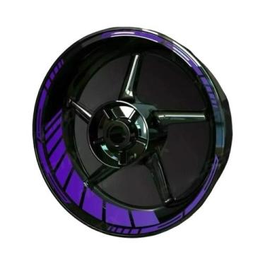 Imagem de Adesivos De Vinil À Prova D'água Para Rodas De Motocicleta De 17 Poleg