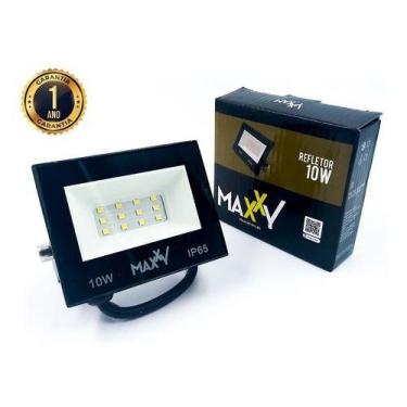 Imagem de Refletor LED 10W Holofote Prova D'água Frio - Maxxy