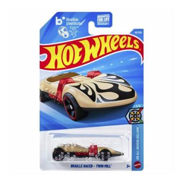 Imagem de Carrinho Hot Wheels Braille Racer Twin Mill 2026 Lote B JJJ11 1/5