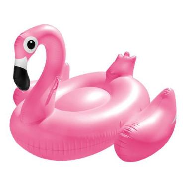 Imagem de Boia Inflável Gigante Flamingo Rosa Bel, Único