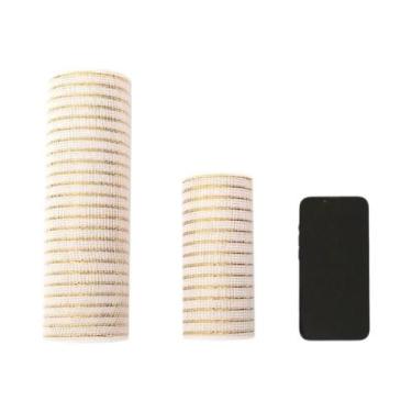 Imagem de Decorações De Natal 2024 Com Fitas De Cristal Para Portas E Guirlandas