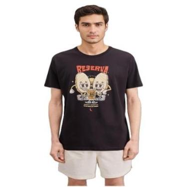 Imagem de Camiseta Estampada Pão Na Chapa E Cafezin Sp Reserva-Masculino