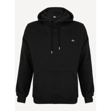 Imagem de Moletom Quiksilver Fech Embroidery Preto-Preto-P-Masculino