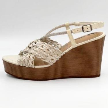 Imagem de Sandália Tanara Anabela Casual Feminina-Feminino