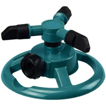 Imagem de Irrigadores de grama para quintal, irrigador de grama giratório ajustável de 360° com c...